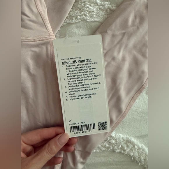 NWT pale pink lululemon align leggings 🩷 - Picture 2 of 4